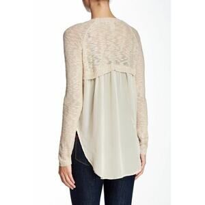 Cotton Emporium Women's Tan Slub Cardigan - Size Medium